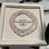 [Cristal Real] Pulsera Pulsera Lujo Accesible Gama Alta Amarillo Blanco Morado Pulsera de Cristal Natural Pulsera Joyería Pequeña para Mujer Venta al por Mayor