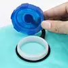 Mochila de hidratación para ciclismo al aire libre, portátil, para viajes, montañismo, plegable, gran capacidad, azul, bolsa para agua potable, bolsa de agua para ciclismo al aire libre