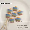 Estrella Mullida DIY Cadena para Teléfono con Cuentas Colgante Accesorios Materiales Hechos a Mano Colgante Collar Llavero Encanto para Bolsa Cuentas