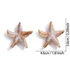 21 Tipos de Colgantes para Joyería de Acrílico Dorado Láser Imitación Nácar, Colgantes de Caracola, Accesorios para Joyería DIY Serie Oceánica