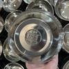 Aço inoxidável 304 tigela de camada dupla tigela de arroz isolada tigela de platina para crianças tigela de sopa de macarrão refeitório estudantil tigela de lírio comercial