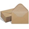 Sobre de Papel Kraft Vintage Invitación Personalizada Estampada en Oro Postal Tarjeta de Felicitación Bolsa de Almacenamiento