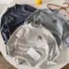 Ropa interior térmica Bangcheng para niños 2026 Nueva llegada de invierno Niños Rayas Cuello medio alto Ropa interior cálida Bebé Ajustado Ropa de otoño