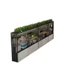 Divisória de Tela para Escritório Prateleira Armário Divisório Moderno Minimalista Grade de Restaurante Suporte para Plantas Flores Parede Divisória Ferro