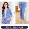 Blazer Profesional para Mujer Transfronterizo Primavera y Verano Estilo Nuevo Moda de Gama Alta Elegante Manga Tres Cuartos Traje Ropa de Trabajo