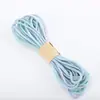 Cuerda de algodón con núcleo de color degradado de 3 mm, cuerda para pulsera de joyería, cuerda trenzada a mano para manualidades, cuerda redonda tejida, estante para trepar gatos, venta directa