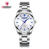 Reloj CHENXI Reloj de pareja CHENXI Reloj de negocios para hombres y mujeres Correa de acero luminosa Resistente al agua Reloj de cuarzo Al por mayor 006A