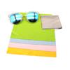 Paño de Microfibra para Gafas Transfronterizo Nuevo Venta al por Mayor Color Sólido Paño de Limpieza para Lentes y Pantallas Aguja Única Paño de Limpieza para Lentes de Gafas de Sol