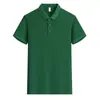 [Modelo Personalizado] Camisa Polo de Cor Sólida Algodão Puro High-End com Gola Reversível 1 Camiseta Casual Business com Gola Reversível Polo de Verão