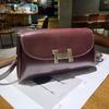 Bolsa Pequena de Couro Genuíno 2025 Nova Bolsa Transversal Bolsa de Ombro Fashionável Bolsa Pequena de Couro de Vaca Curtido Vegetal Bolsa Pequena de Grande Capacidade para Celular