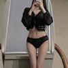 Amor PP * Ropa interior sexy de encaje japonés para mujer pura caliente caliente transpirable desnuda sin costuras cintura calzones para dama
