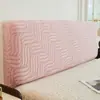 Funda de Cabecero de Terciopelo Jacquard de Alta Elasticidad, Funda Antipolvo de Estilo Europeo Moderno Simple, Funda Protectora de Tejido Elástico, Funda Suave para Cabecero