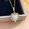 Joyería de Collar para Mujer, Nuevo Collar de Bolsa de la Suerte de Seis Piezas, Collar de Acero de Titanio, Accesorio de Moda, Joyería Más Vendida, Candado Tendencia en Tiktok