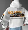 Hoodie Mclaren P1 Gtr Mais Vendido no Comércio Exterior com Padrão de Supercarro, Moletom Estilo Rua para Homens
