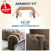 Mesa Bandeja para Reposabrazos de Sofá Mesa Plegable de Madera para Reposabrazos Bandeja Perezosa para Reposabrazos de Sofá Mesa de Snacks Venta Caliente Transfronteriza