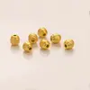 Fuerte retención de color accesorios dorados accesorios para joyería DIY cuentas doradas antiguas cuentas sueltas pulsera hecha a mano pulsera tejida con cuentas