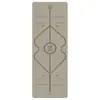 Tapete de Yoga de Borracha PU Doméstico Inodoro Transfronteiriço para Interior Tapete Esportivo de Fitness Espessado Antiderrapante Tapete de Luxo Tapete Profissional para Piso