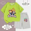 Conjunto de Verano para Niños de Zootopia, Estilo Delgado para Niños Mayores, Ropa de Verano de Manga Corta Moderna y Genial para Niños
