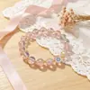 Pulsera de cristal artificial para mujer, pulsera de lujo ligero de nicho, perfecta para regalar a compañeros de clase y mejores amigos durante la temporada de regreso a clases