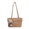 Bolsa Pequeña Retro Escarchada para Viajes Diarios Mujer 2026 Nueva Moda Bolso de Hombro Único Bolso de Mano Elegante para Salir y Trabajar