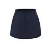 Conjunto de Roupa Feminina Sexy com Cós Ajustado, Gola Polo, Manga Média, Saia de Cintura Alta que Cobre o Quadril, Anti-Exposição
