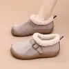 Tribu Yue Inverno Novo Sapatos de Algodão Femininos Confortáveis Solado Grosso Resistente ao Desgaste Não Cansam os Pés Sapatos Casuais Modernos Versáteis Sapatos de Algodão Femininos