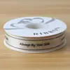 Cinta de poliéster con letras en inglés de 2,5 cm, venta al por mayor, para embalaje de regalos, ramos, tartas y más.