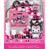 Ins Juego de Globos para Decoración de Cumpleaños Niños Niñas Fiesta de Cumpleaños de Bebé Accesorios para Disfrazar Escena