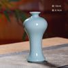 Jarrón pequeño de celadón Longquan, belleza china ebria, cerámica, decoración floral simple para encimera, sala de estar, adornos de decoración del hogar