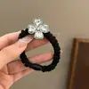 Diademas de Tela Hechas a Mano de Alta Gama para Mujer con Perlas, Bandas Elásticas de Alta Elasticidad para Cola de Caballo, Gomas para Moños