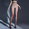 Medias sexys Kyoho Jelly de 640 agujas, sin costuras, sin cintura, entrepierna sin costuras de alta densidad de una sola línea, pantimedias brillantes de aurora para hombre