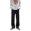 Calça Casual Plissada Corrugada para Homens na Primavera e Outono, Calça Reta Solta e Fluida de Comprimento Total, Calça Tendência Bonita Estilo Coreano