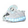 Sapatos Heelys Masculinos e Femininos Sapatos de Carregamento de Roda Dupla Infantil Alto Valor de Cor 6-16 Anos Sapatos de Patinação com Rodas