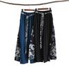Pantalones Anchos de Pierna Larga con Estampado de Verano Estilo Nacional Vintage Estampado de Algodón y Lino Casual para Hombre Pantalones Holgados Finos con Cintura Holgada