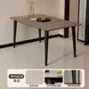 Mesa de comedor de pizarra para casas pequeñas, mesa y sillas de comedor modernas minimalistas, mesa rectangular para comedor y sala de estar