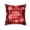 Funda de almohada con temática de San Valentín transfronteriza, funda de cojín para sofá, funda de cojín para el hogar, funda de cojín al por mayor