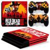 Venda Direta da Fábrica Adesivos Ps4Pro Filme de Desenho Acabamento Fosco Sem Resíduo de Cola Suporta Dropshipping Red Dead Redemption Modelo Apex