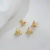 Atacado Conserva Cor Ouro 14K Folheado Fio Envolto Nós Espaçadores Contas DIY Fio Pulseira de Pérolas Colar Acessórios de Joias