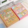 Caja de Regalo con Pegatinas para Libro Silencioso Little Mochi para Niños Bricolaje Hecho a Mano Sin Cortar Escena Miniatura 3D Pegatinas de Vestir