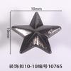 Hebilla decorativa larga de 10 mm con forma de estrella para equipaje, ropa, zapatos, hebilla de aguja, accesorios para flores de zapatos, accesorios, fabricantes de LOGO en stock al por mayor