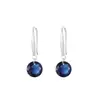 Pendientes de Plata S925 Ganchos para Oreja de Mujer Nicho Simples Gama Alta Pendientes de Diciembre Venta Directa de Fábrica Pendientes Geométricos Simples
