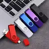 Pen drive USB rotativo de metal tipo-c pen drive USB para celular com logotipo personalizado 64g4g8g32g pen drive de brinde corporativo atacado