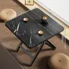 Mesa de mirador plegable, mesa baja para uso doméstico, mesa de té para balcón, mesa de café pequeña, escritorio de estudio en la cama, mesa kang, mesa pequeña de tatami