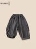 Ropa Infantil Estilo Coreano 2026 Otoño Nuevo Pantalones Cargo Elegantes con Múltiples Bolsillos para Niños Casual Algodón Puro Pantalones Largos a la Moda