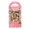 Paquete de Pegatinas Portátil Mascota Transparente Impermeable Pegatinas para Agenda Materiales de Decoración para Funda de Teléfono Pegatinas Lindas Pegatinas para Estudiantes