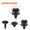 Adecuado para Land Rover Evoque Range Rover Clip de Fijación de Tapa de Batería Plástico de Nylon Clip Universal para Coche Lr024316