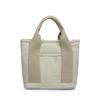 Bolsa de lona nueva y duradera de alto valor, bolsa para el almuerzo para el trabajo, bolsa cuadrada pequeña, estilo extranjero, lonchera, bolsa cruzada con arroz, bolso de mano