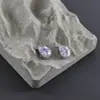 Pendientes de collar de cristal geométricos con baño de oro real de 18 quilates, accesorios de joyería semiacabados