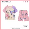 Pijamas para niñas del sudeste asiático, de verano, de manga corta, finos y con aire acondicionado, ropa de casa de estilo occidental.