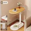 Carrito de almacenamiento, estante rodante para sala de estar, mesita de noche de pie, mesa auxiliar móvil para sofá con ruedas, mesa de centro pequeña